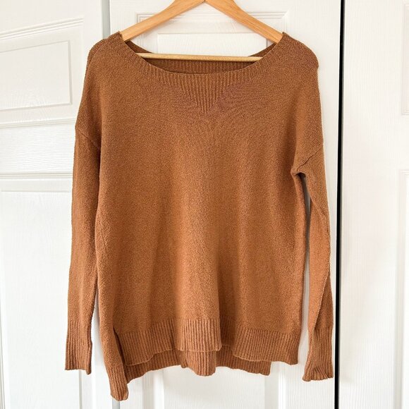American Eagle Whoa So Soft Tan Crewneck Sweater Women’s Size Small - Picture 3 of 8